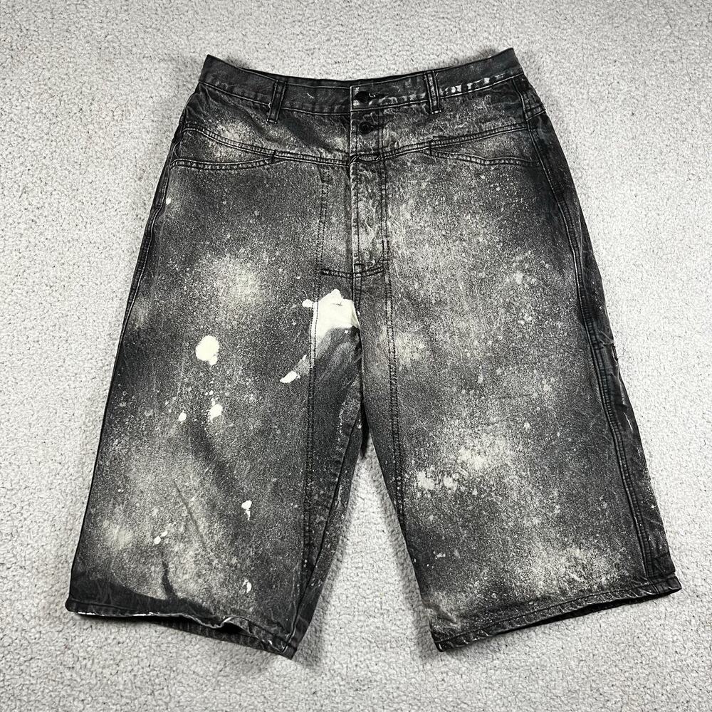 Marithe Francois Girbaud Jean Shorts Mens 34 Wash Y2K VTG Baggy Denim Hip Hop